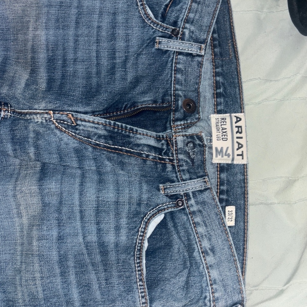 Ariat M4 Relaxed Fit Denim Jeans 33/32